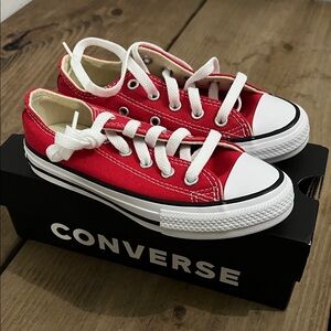 Converse Classic Red Canvas Sneakers